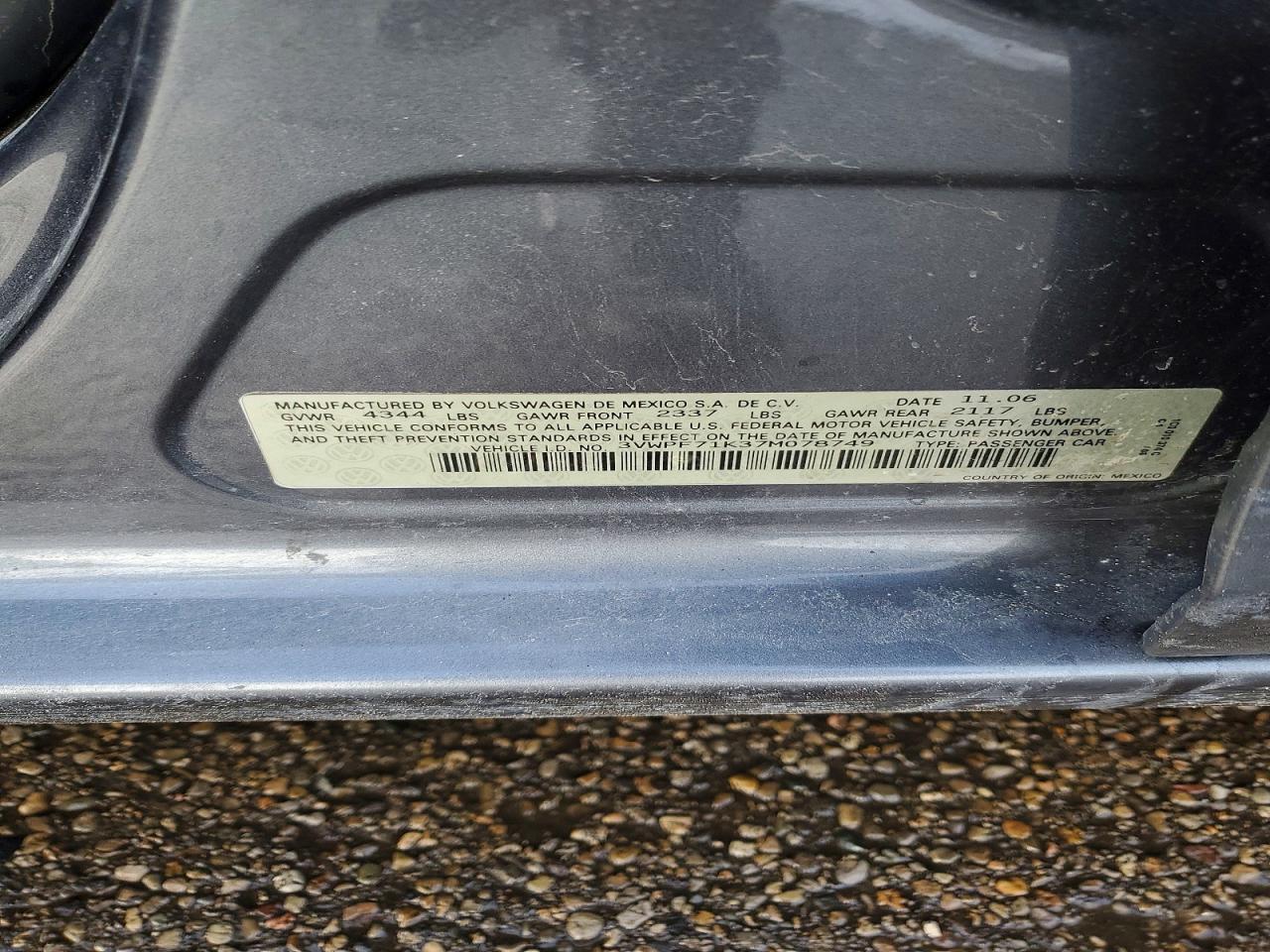 2007 Volkswagen Jetta 2.5
