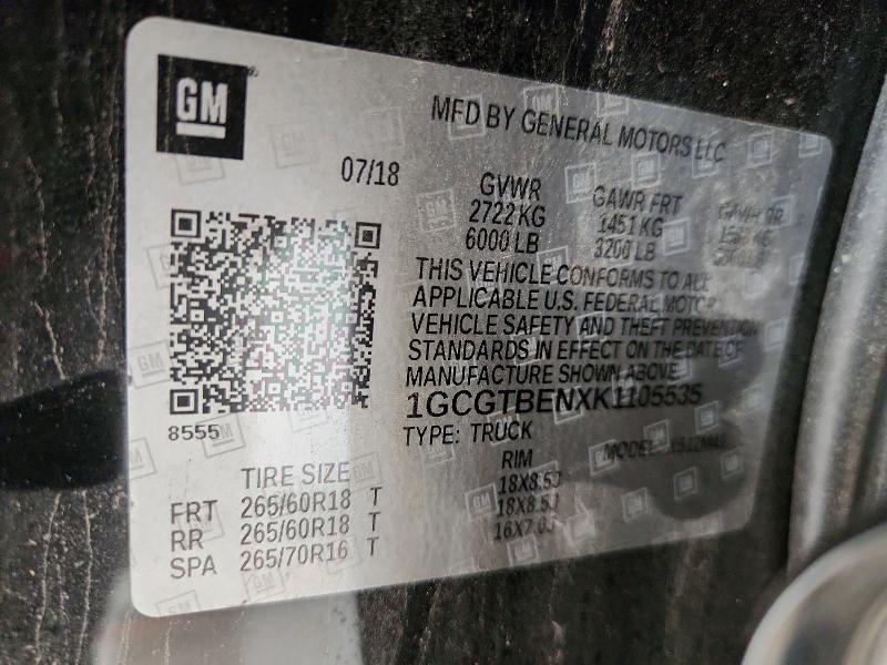 2019 Chevrolet Colorado