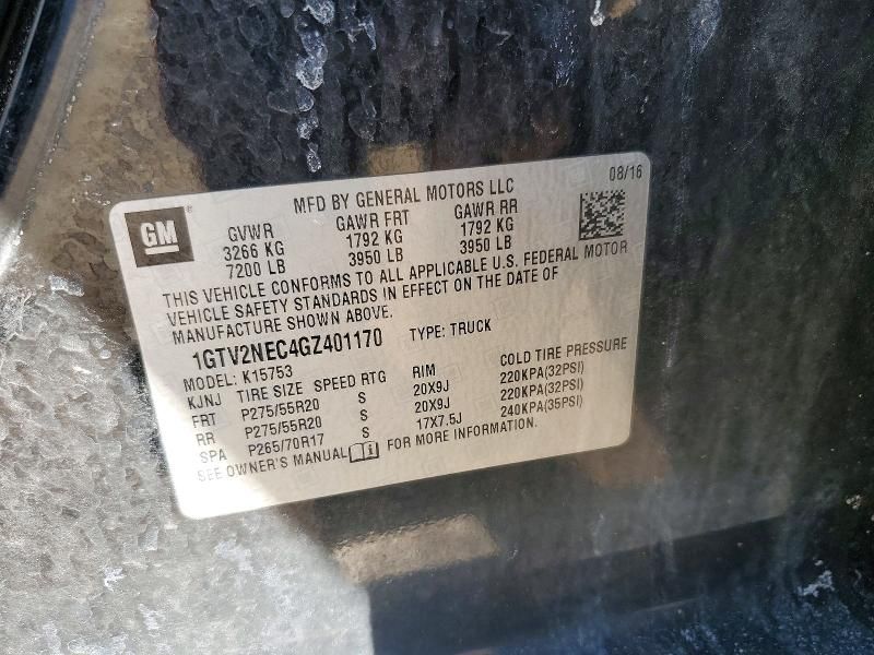 2016 GMC Sierra K1500 slt