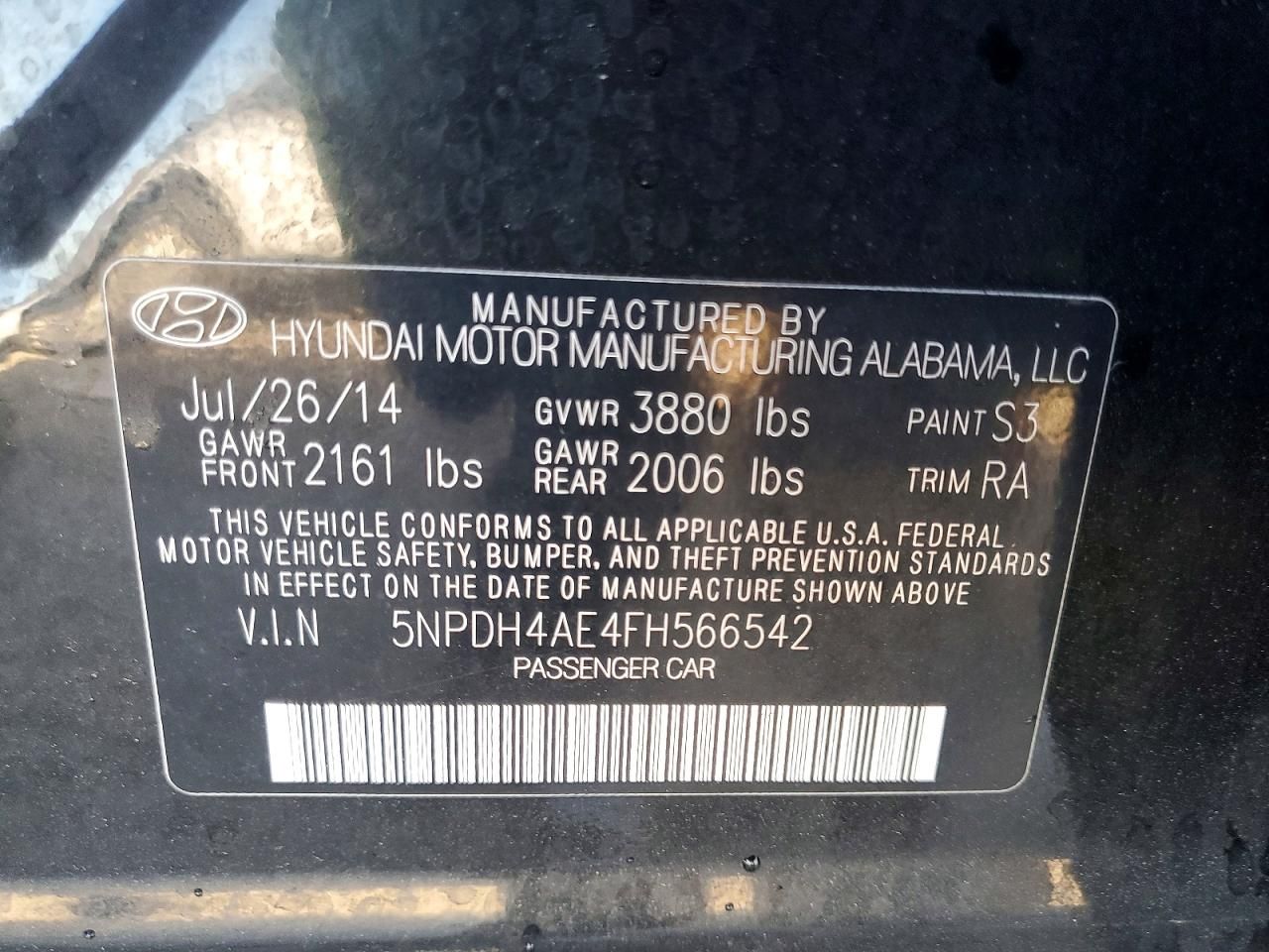 2015 Hyundai Elantra se