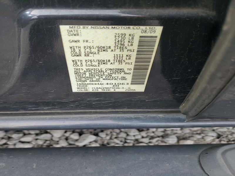 2010 Nissan Frontier SE V6