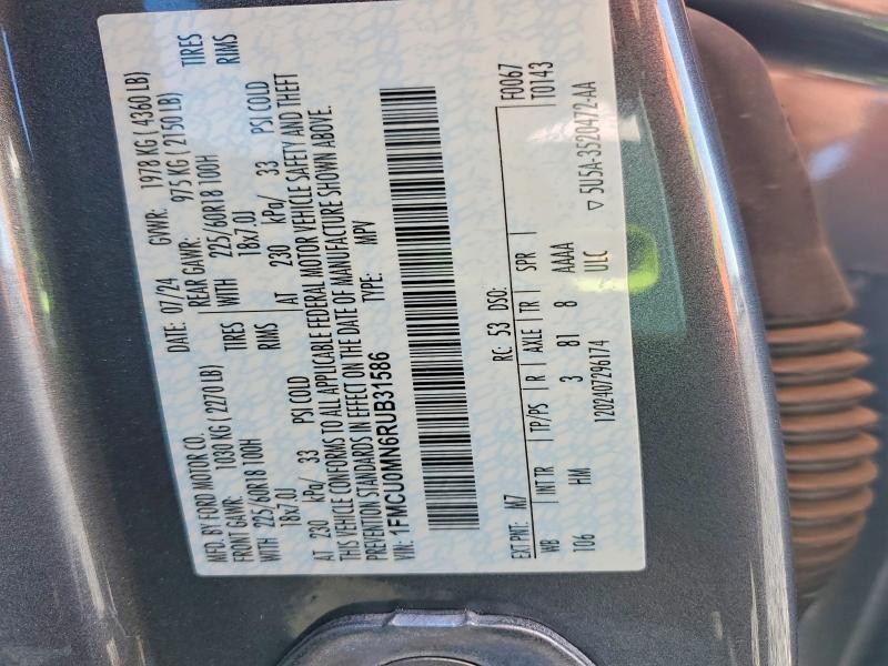 2024 Ford Escape st Line