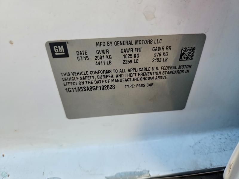 2016 Chevrolet Malibu Limited ls