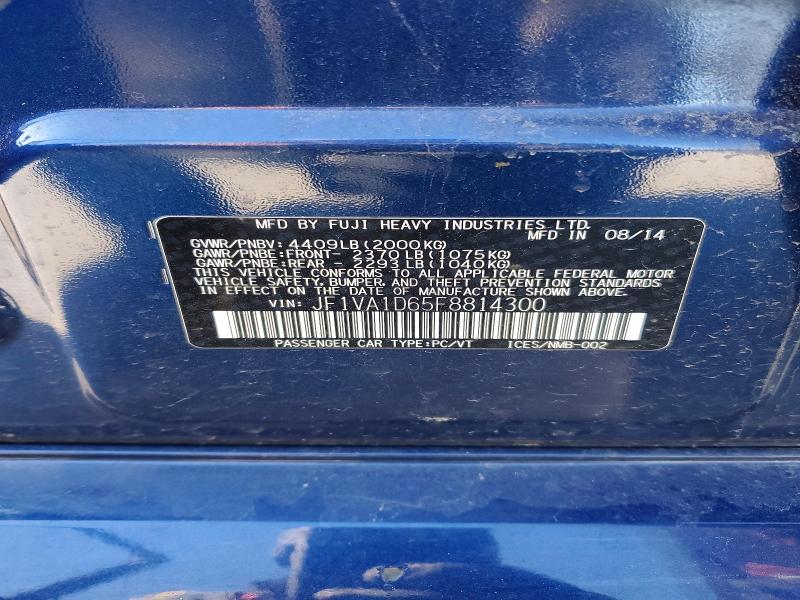2015 Subaru Wrx Premium