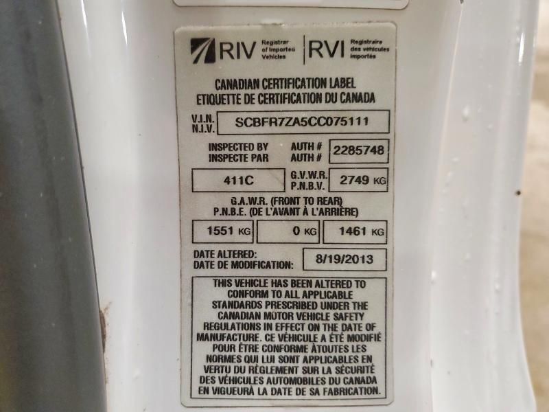 2012 Bentley Continental gt