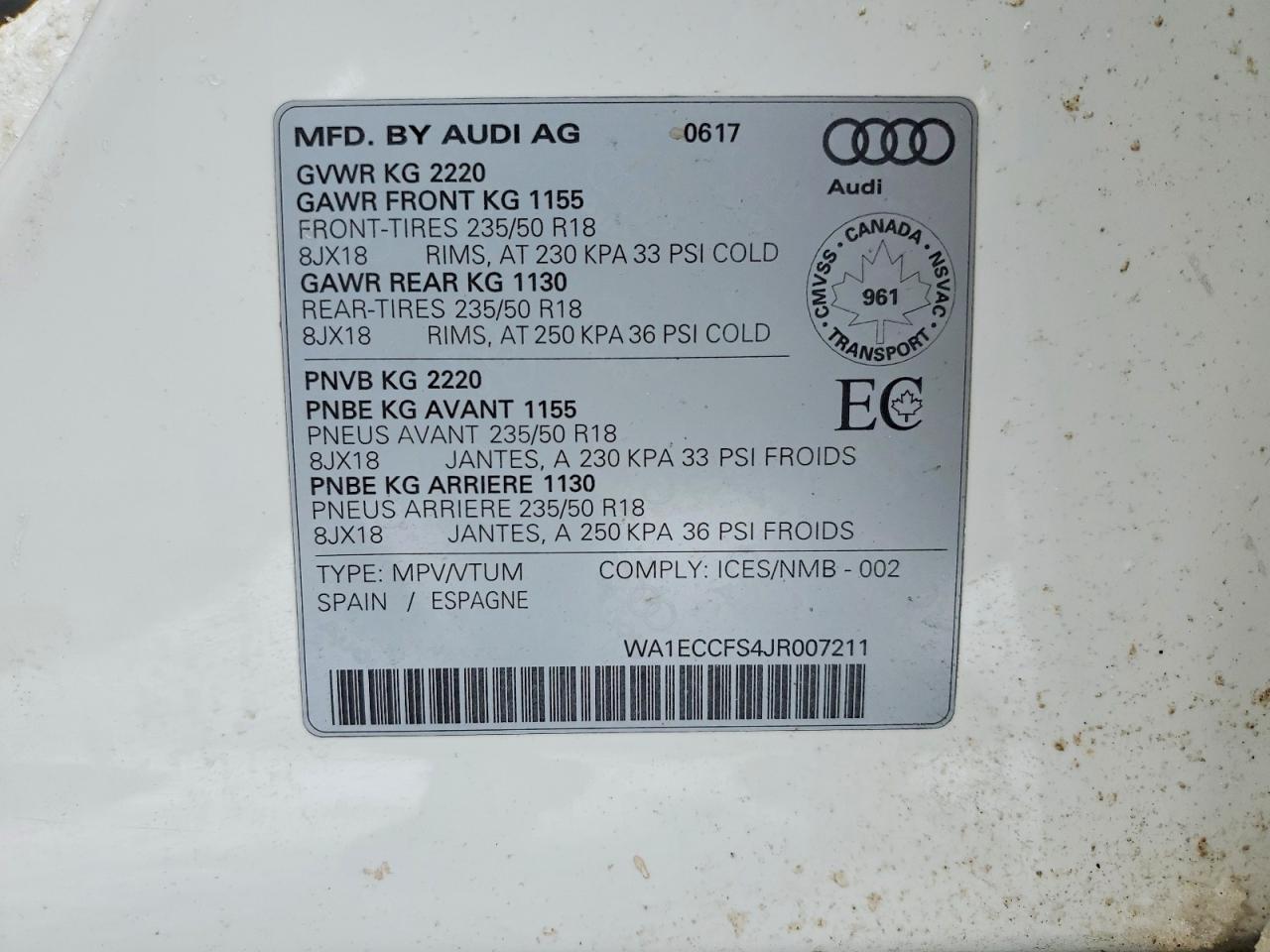 2018 Audi Q3 Premium