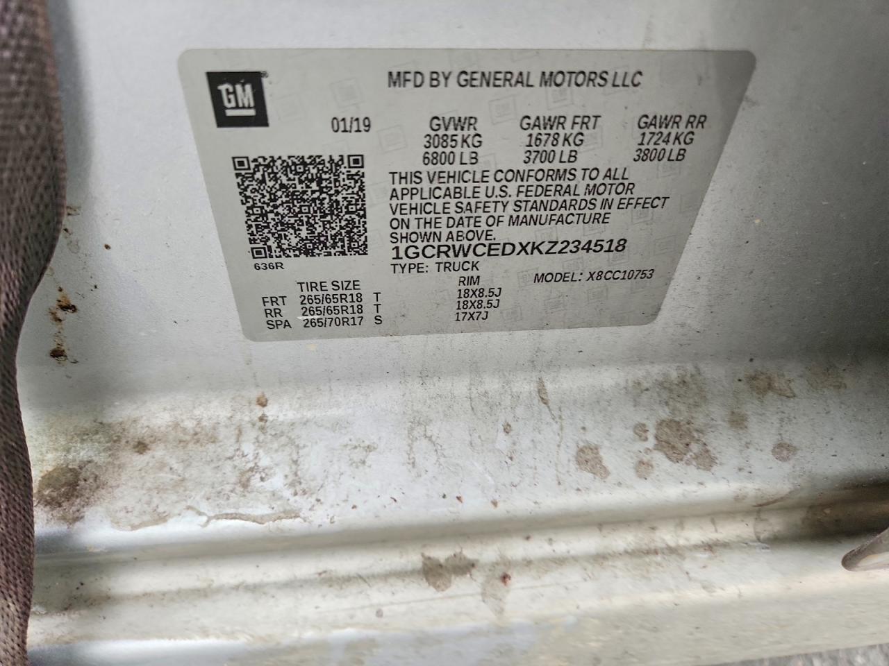 2019 Chevrolet Silverado C1500 LT