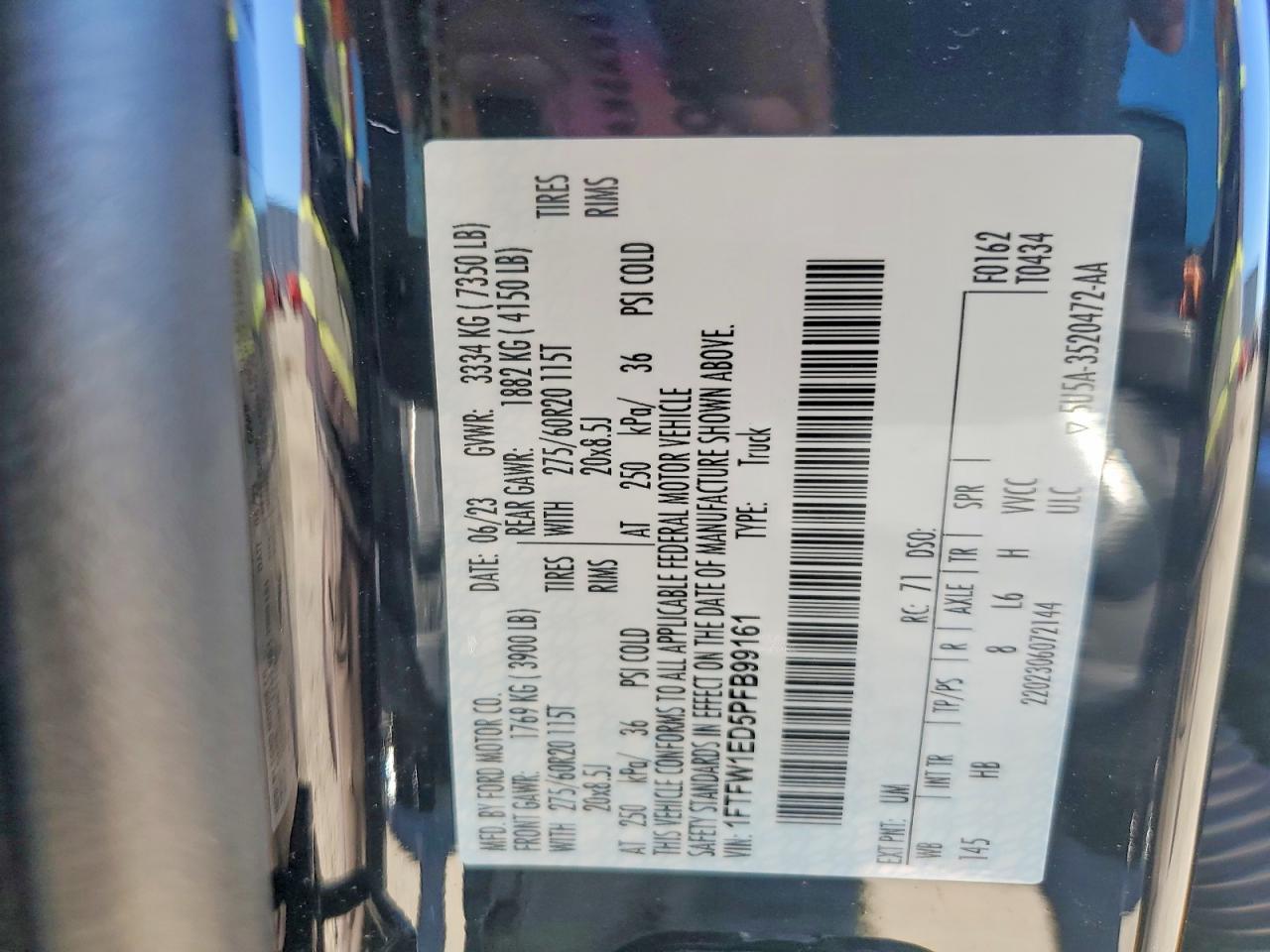 2023 Ford F150 Supercrew