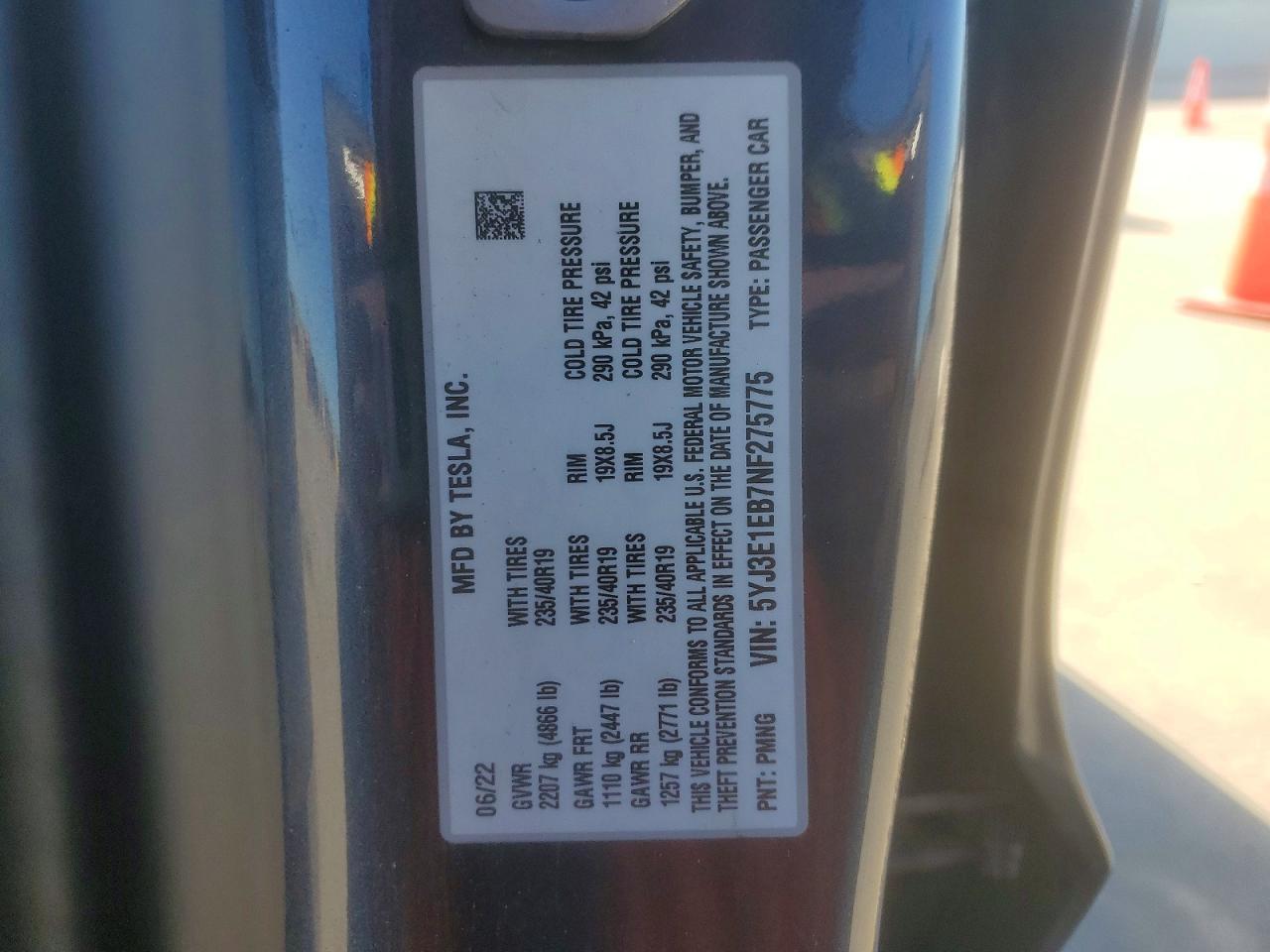 2022 Tesla Model 3