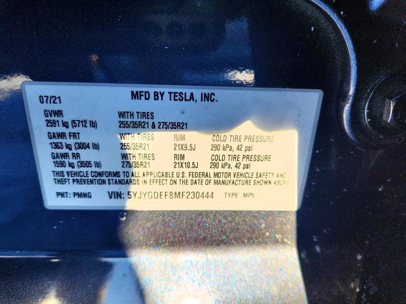 2021 Tesla Model y