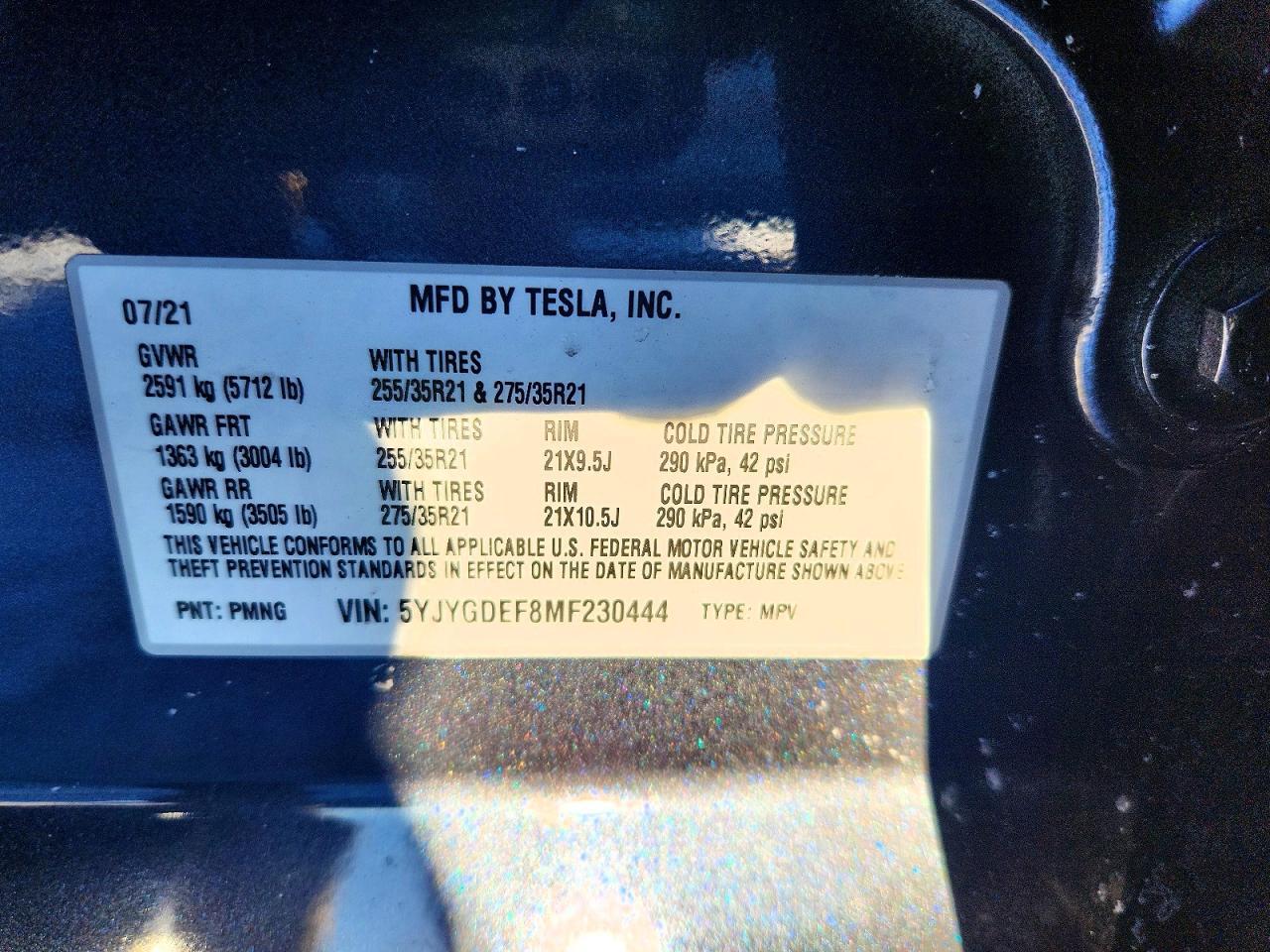 2021 Tesla Model y