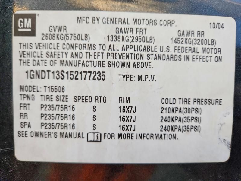 2005 Chevrolet Trailblazer ls