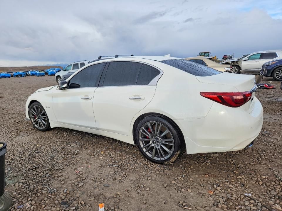 2019 Infiniti Q50 red Sport 400