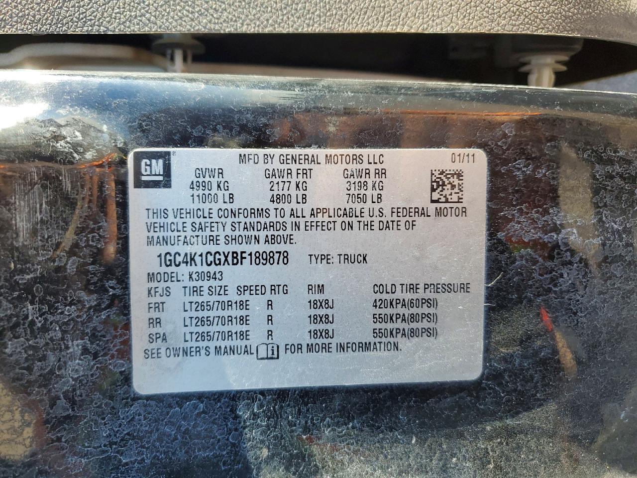 2011 Chevrolet Silverado K3500 LTZ