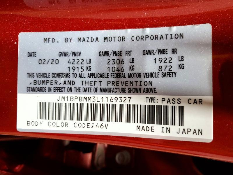 2020 Mazda 3 Preferred