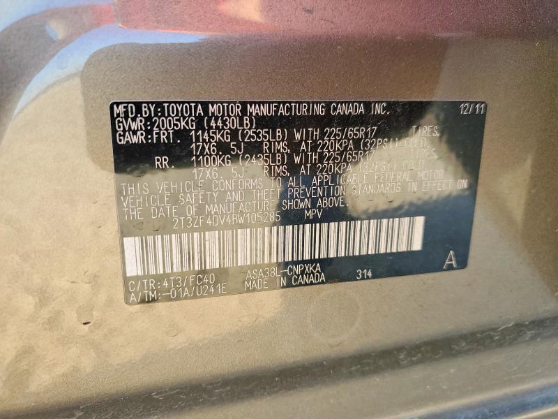 2011 Toyota Rav4 Base