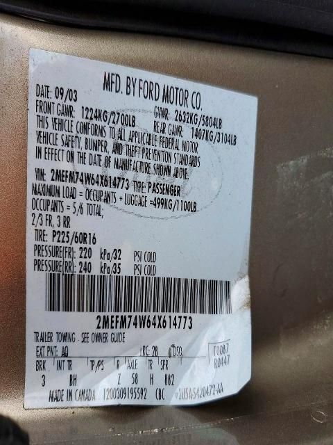 2004 Mercury Grand Marquis gs