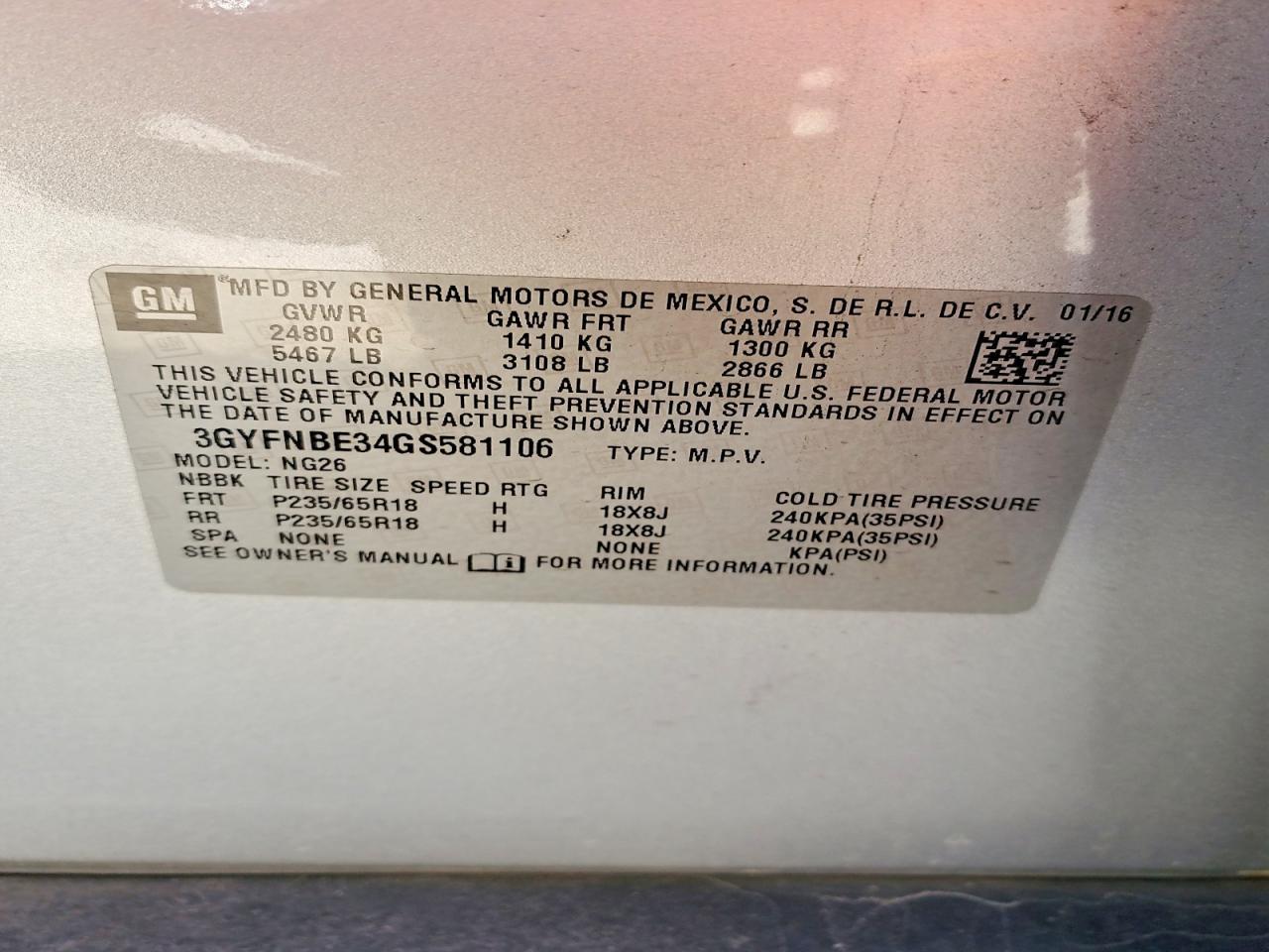 2016 Cadillac Srx Luxury Collection