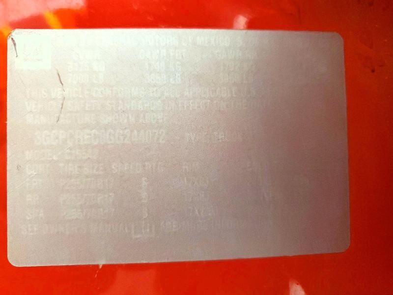 2016 Chevrolet Silverado C1500 lt