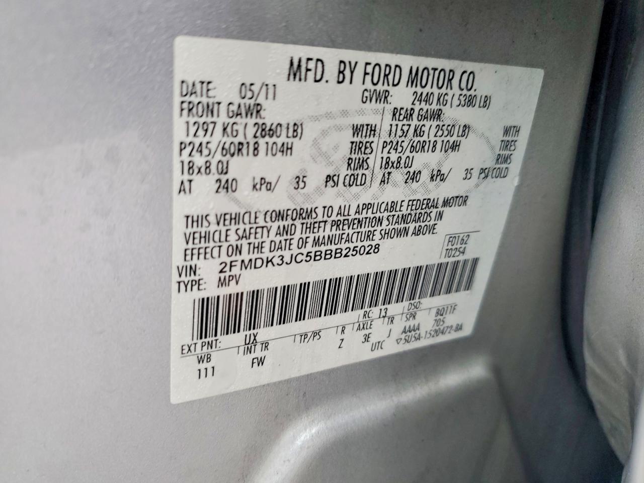 2011 Ford Edge sel