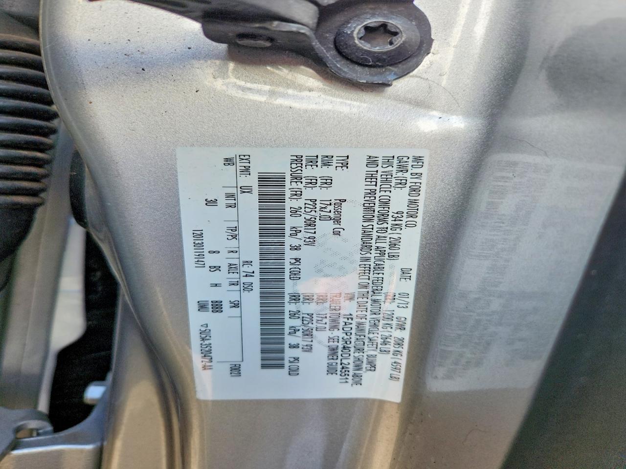 2013 Ford Focus bev