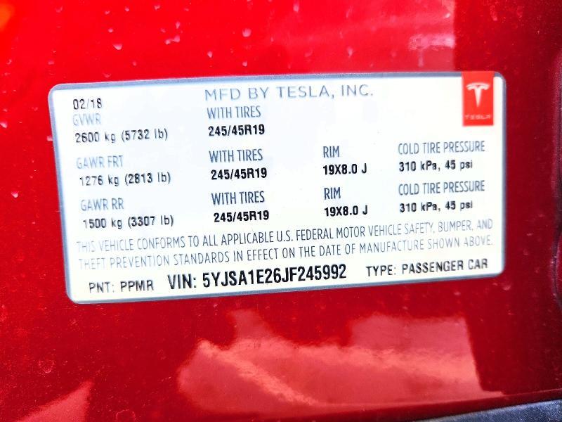 2018 Tesla Model s