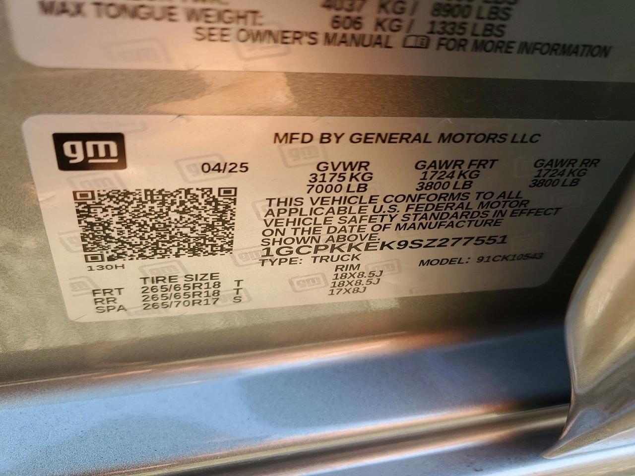 2025 Chevrolet Silverado K1500 LT-L