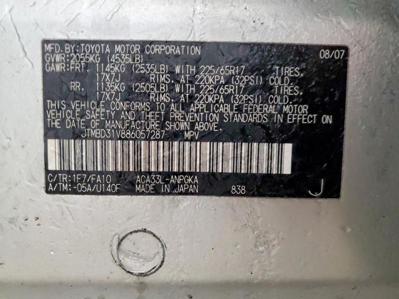 2008 Toyota Rav4 Limited