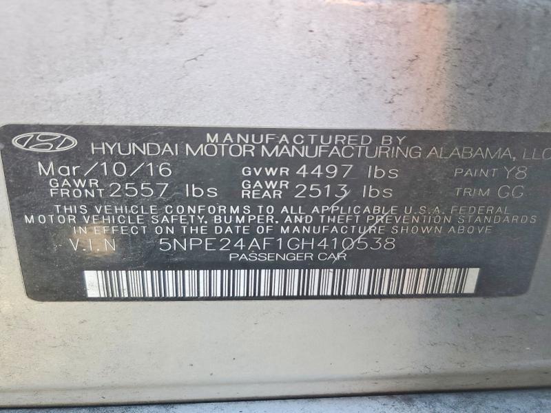2016 Hyundai Sonata Base