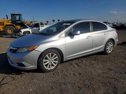 Honda salvage cars for sale: 2012 Honda Civic exl