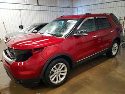 Ford Explorer salvage cars for sale: 2015 Ford Explorer xlt