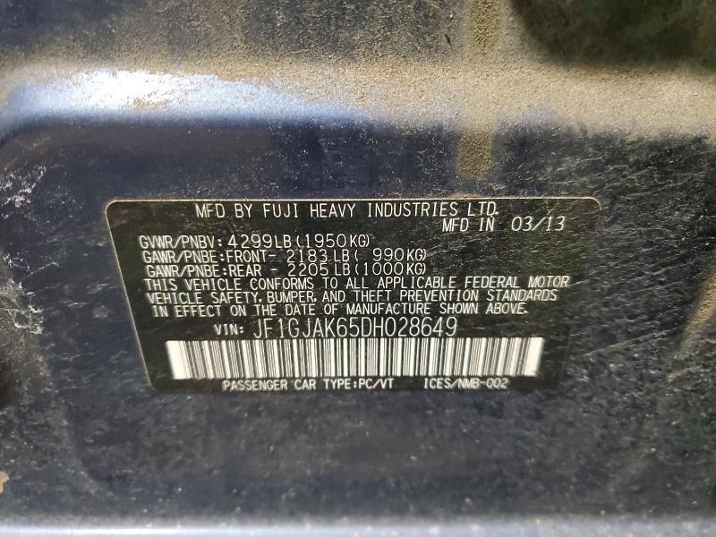 2013 Subaru Impreza Limited