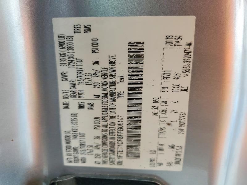 2015 Ford F150 Super cab