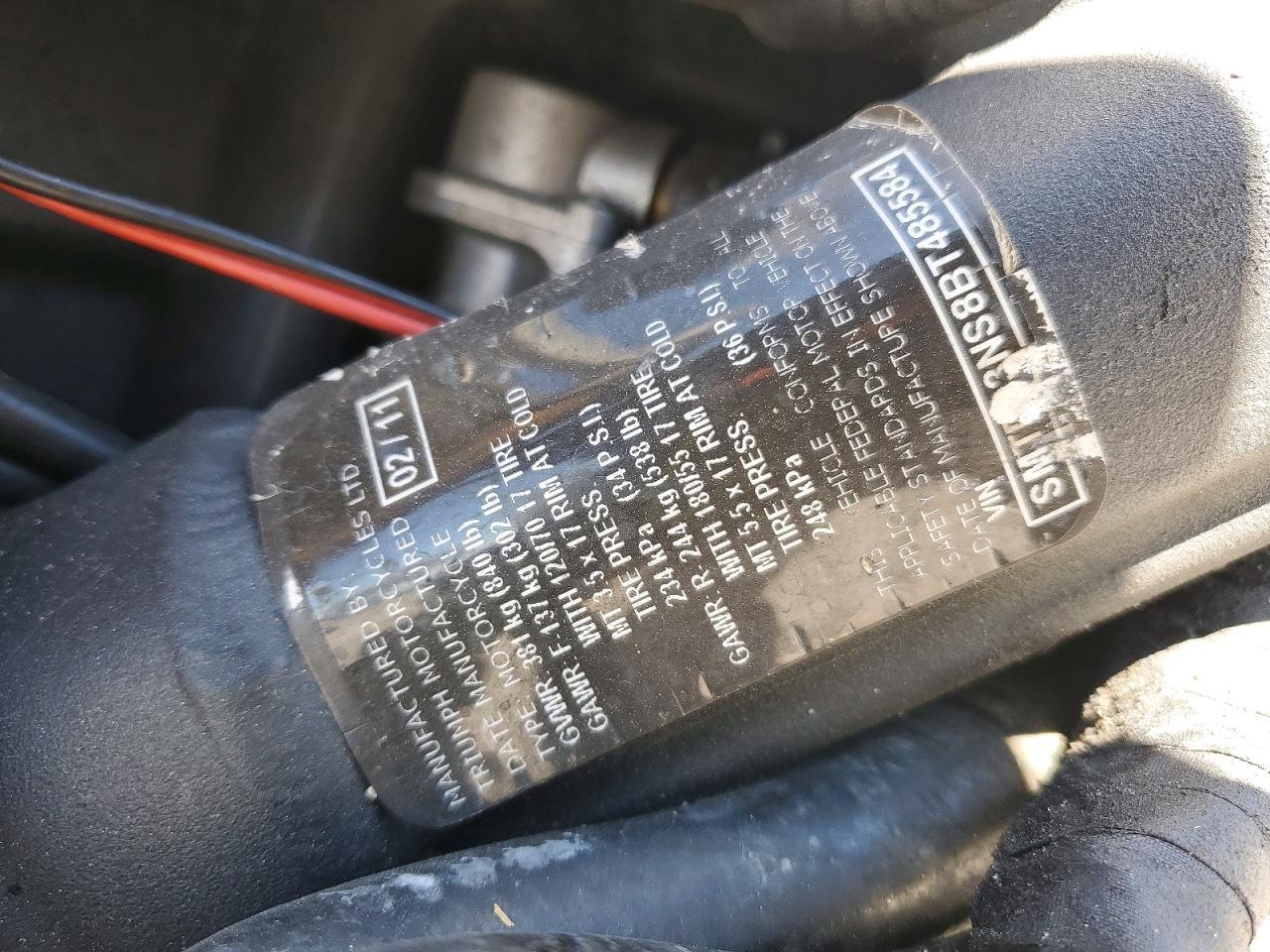 2011 Triumph Daytona 675