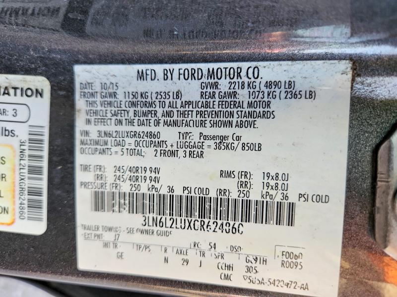2016 Lincoln Mkz Hybrid