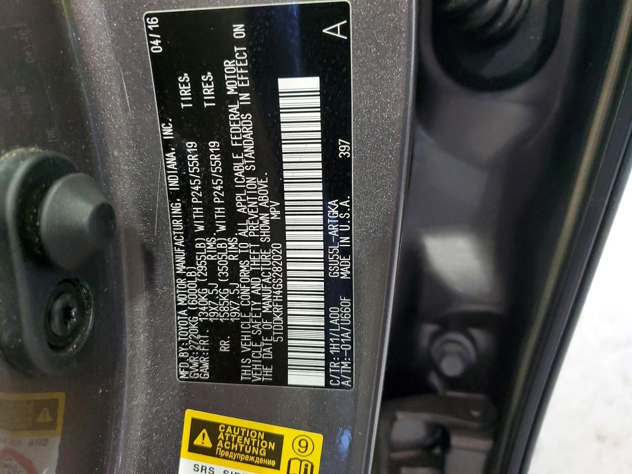 2016 Toyota Highlander Limited