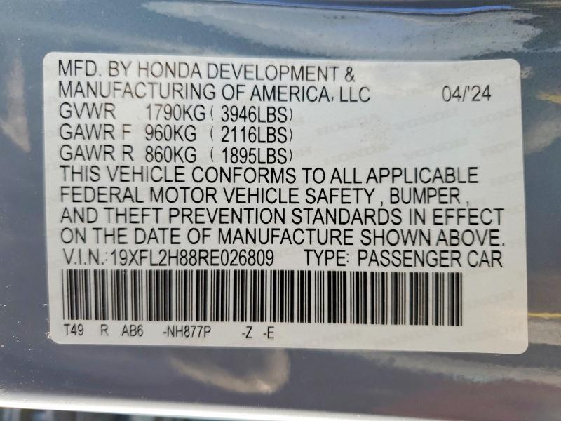 2024 Honda Civic Sport