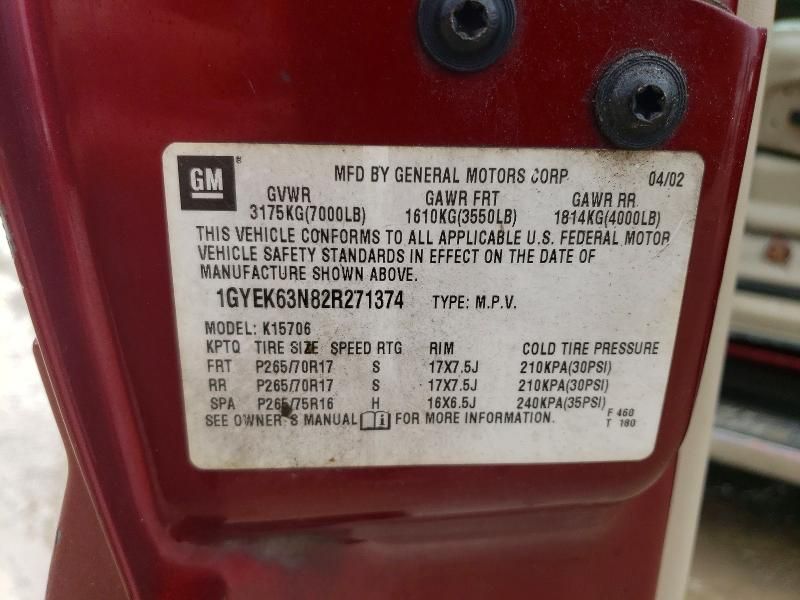 2002 Cadillac Escalade Luxury