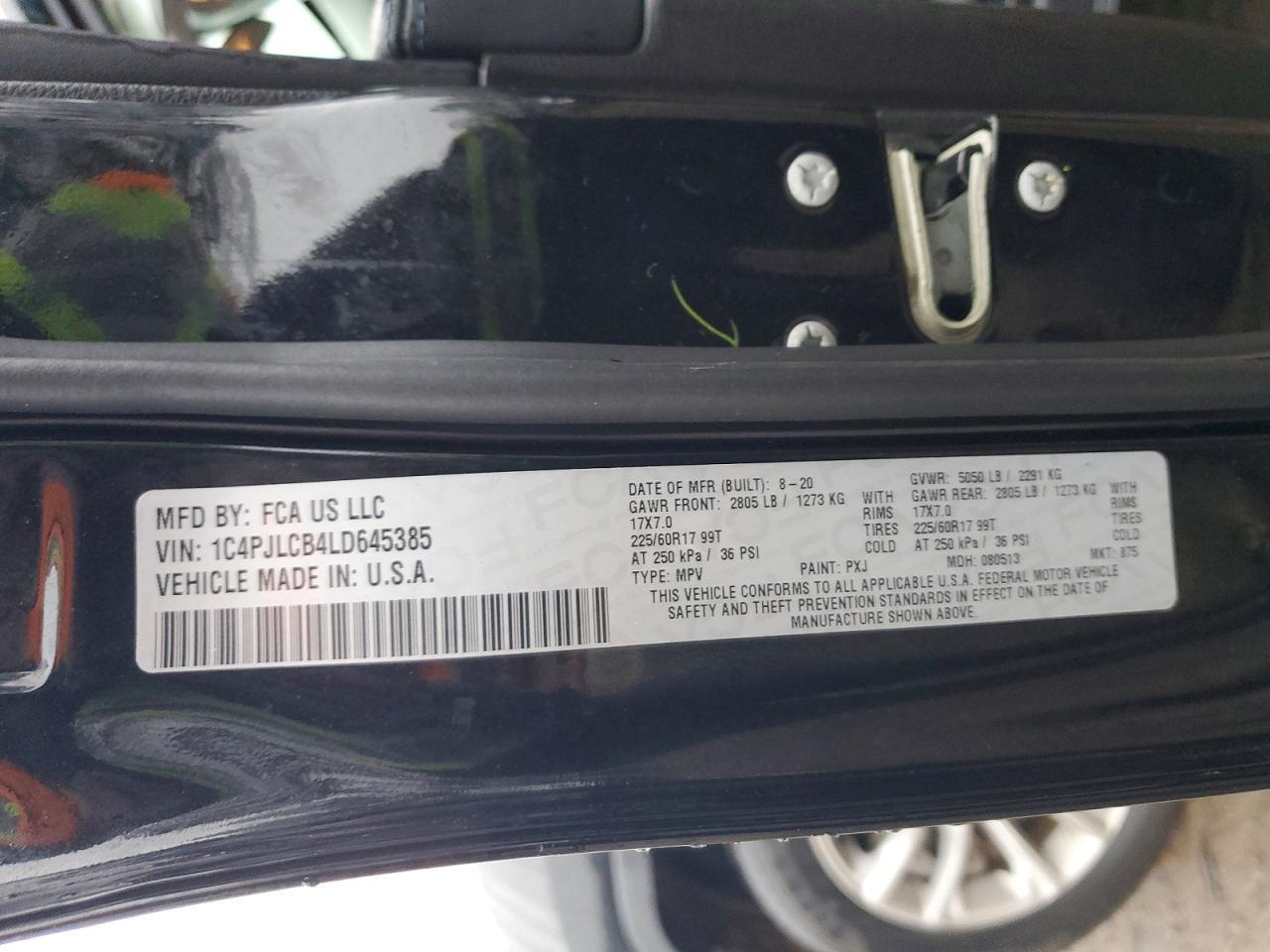 2020 Jeep Cherokee Latitude