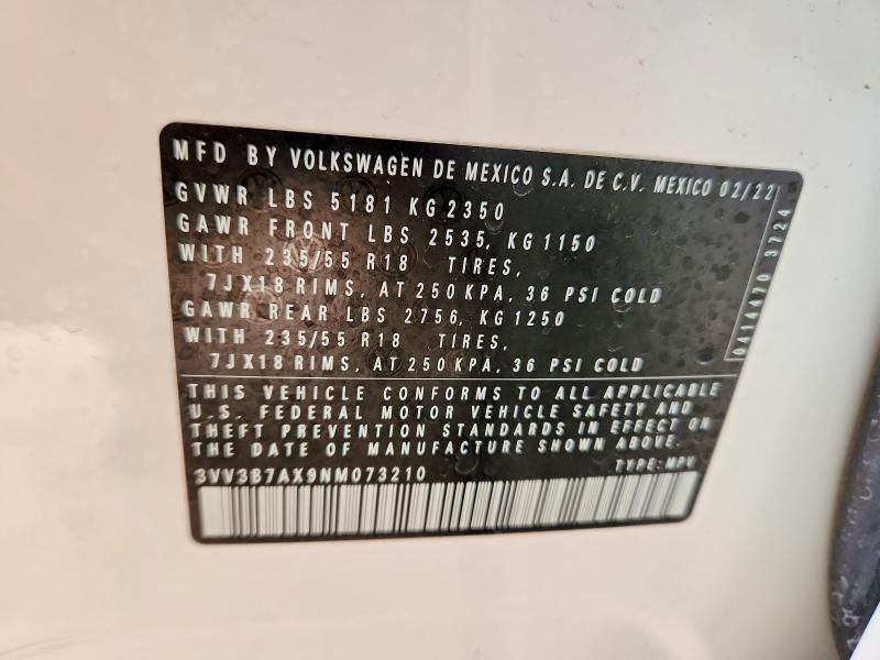 2022 Volkswagen Tiguan se