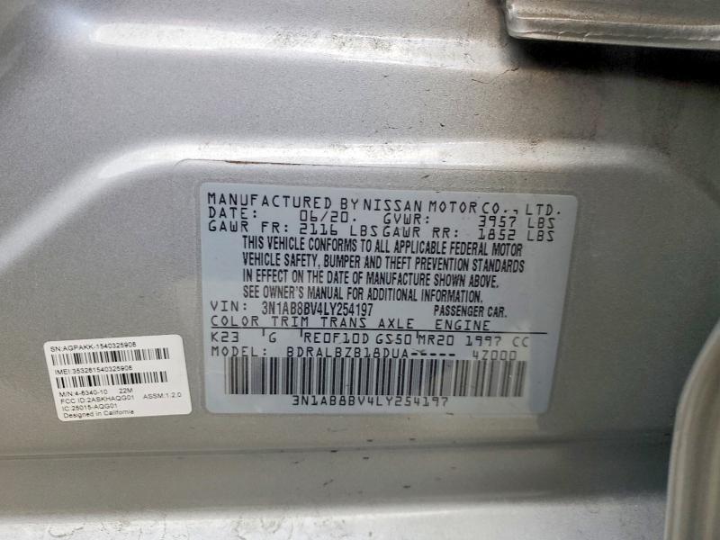 2020 Nissan Sentra s