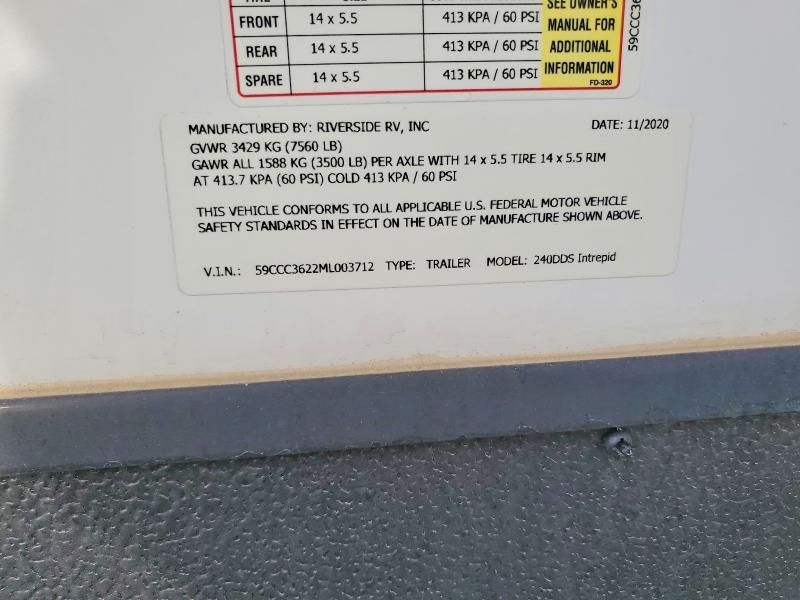 2021 RIV Erside Intrepid 240DDS Camper