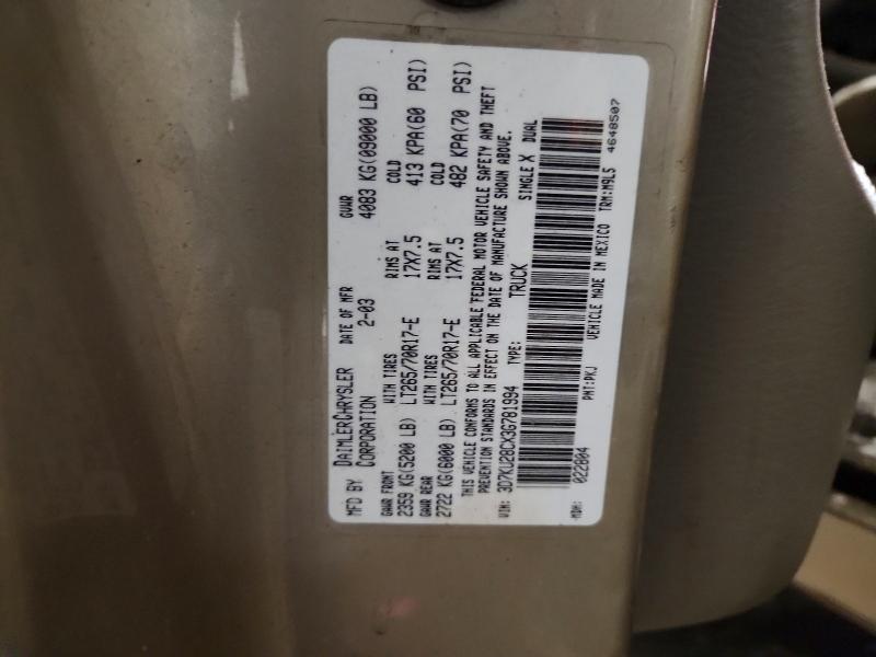 2003 Dodge Ram 2500 st