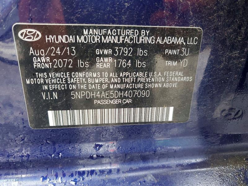 2013 Hyundai Elantra gls