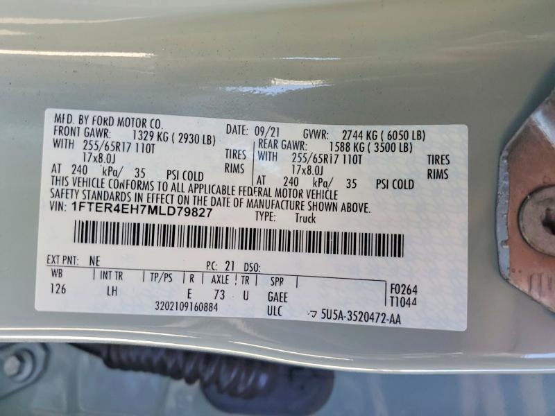 2021 Ford Ranger XL