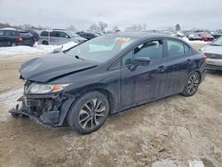 Honda Civic salvage cars for sale: 2015 Honda Civic ex