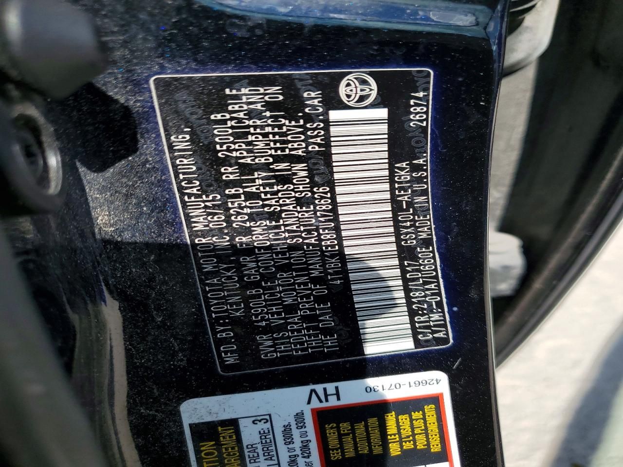 2015 Toyota Avalon xle