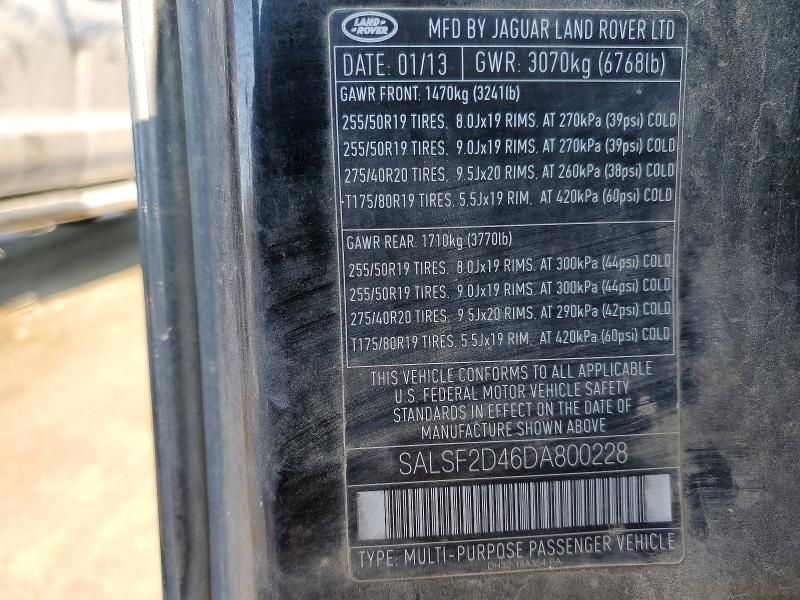 2013 Land Rover Range Rover Sport hse