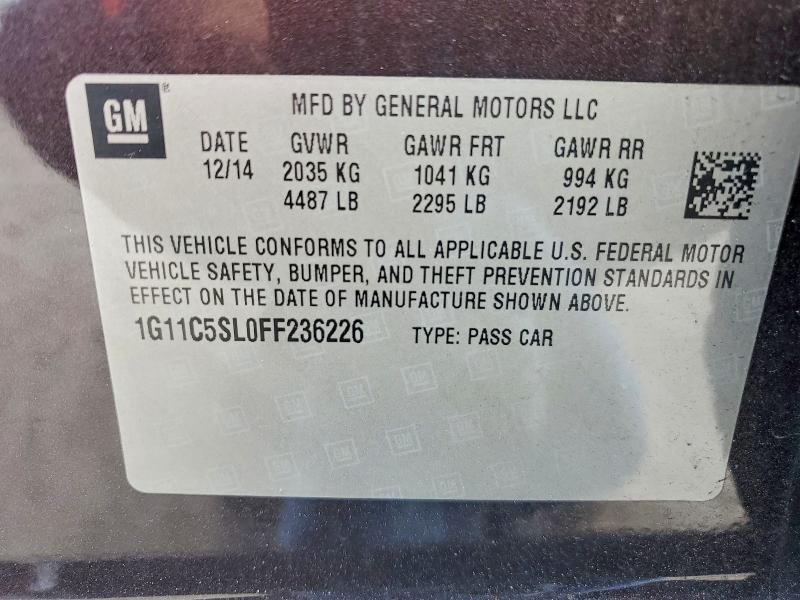 2015 Chevrolet Malibu 1LT