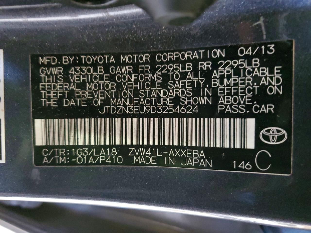 2013 Toyota Prius v